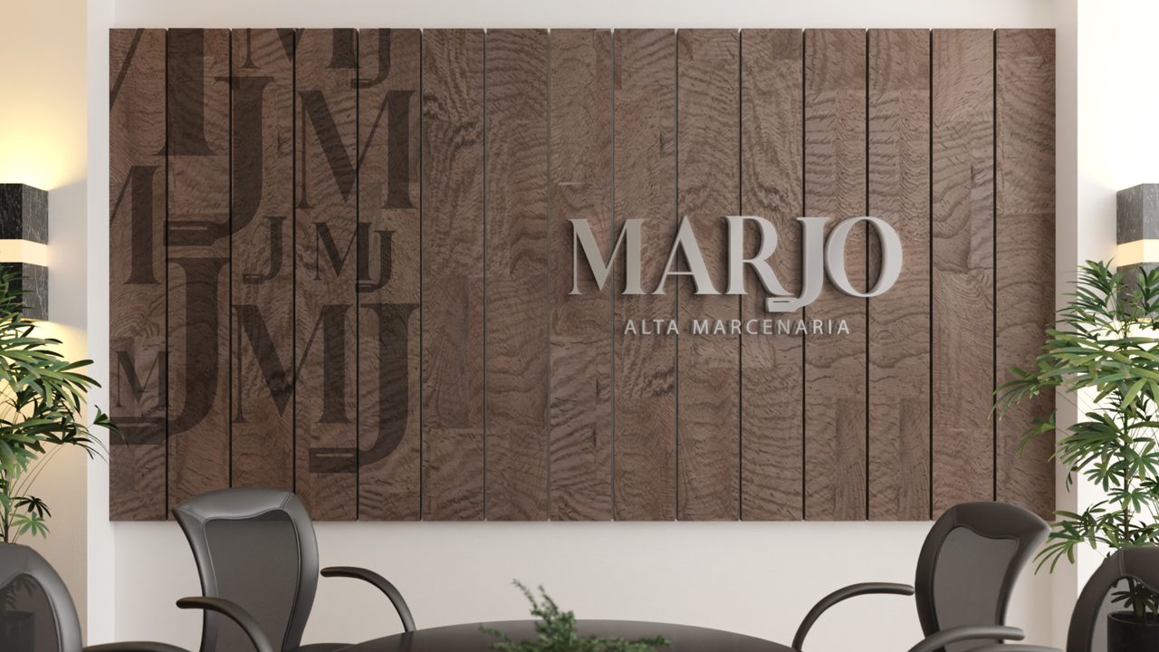 Marjo · Alta Marcenaria: branding