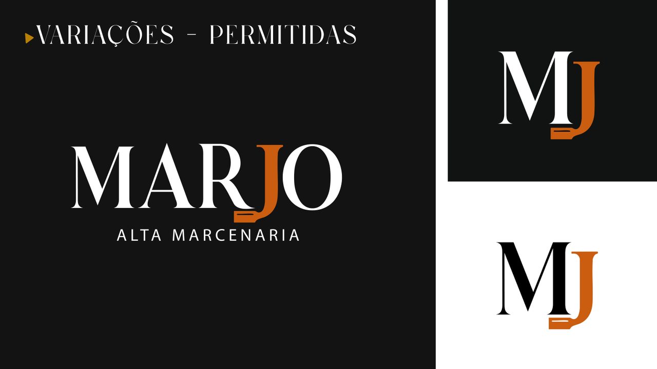 Marjo · Alta Marcenaria: branding
